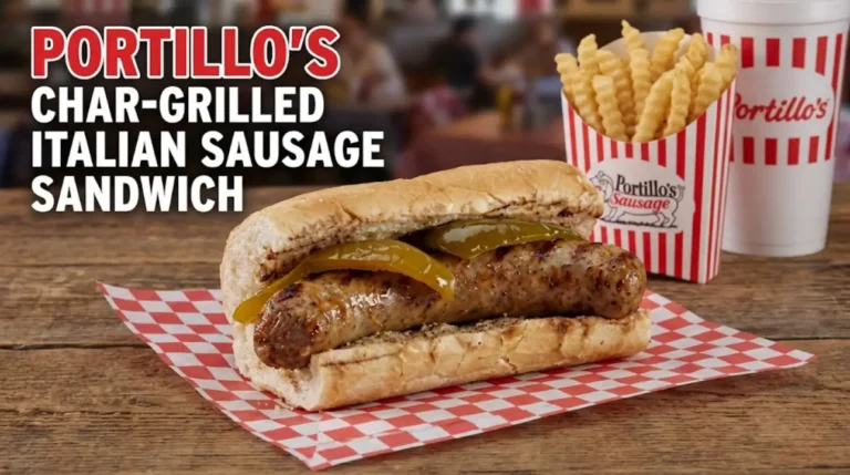 Char-Grilled Italian Sausage Sandwich