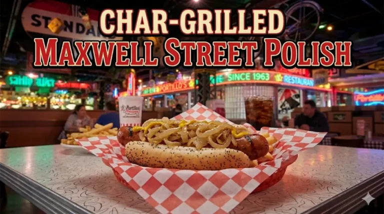 Char-Grilled Maxwell Street Polish Sausage