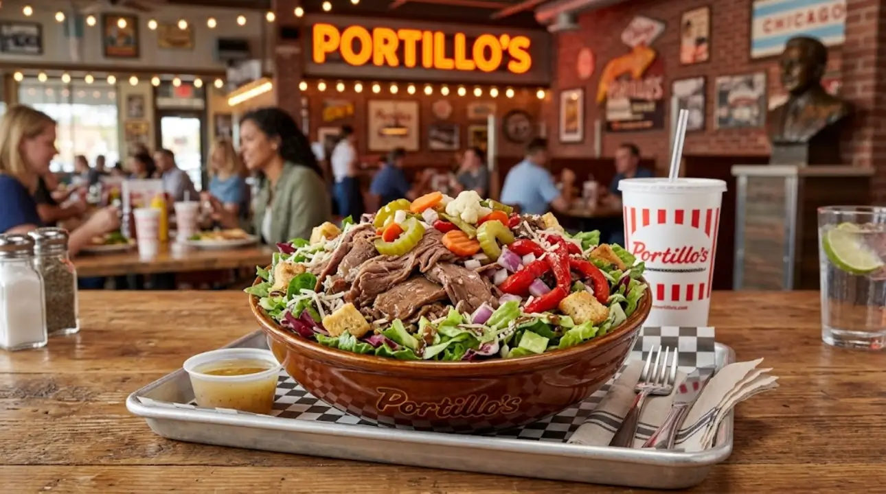 Portillo's Classic Beef Bowl Menu