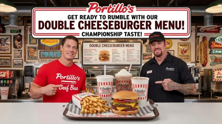 Double Cheeseburger Menu