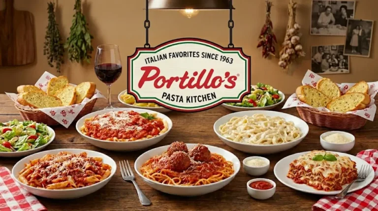 Portillo’s Barnelli’s Pasta Menu With price and Calories (2026)