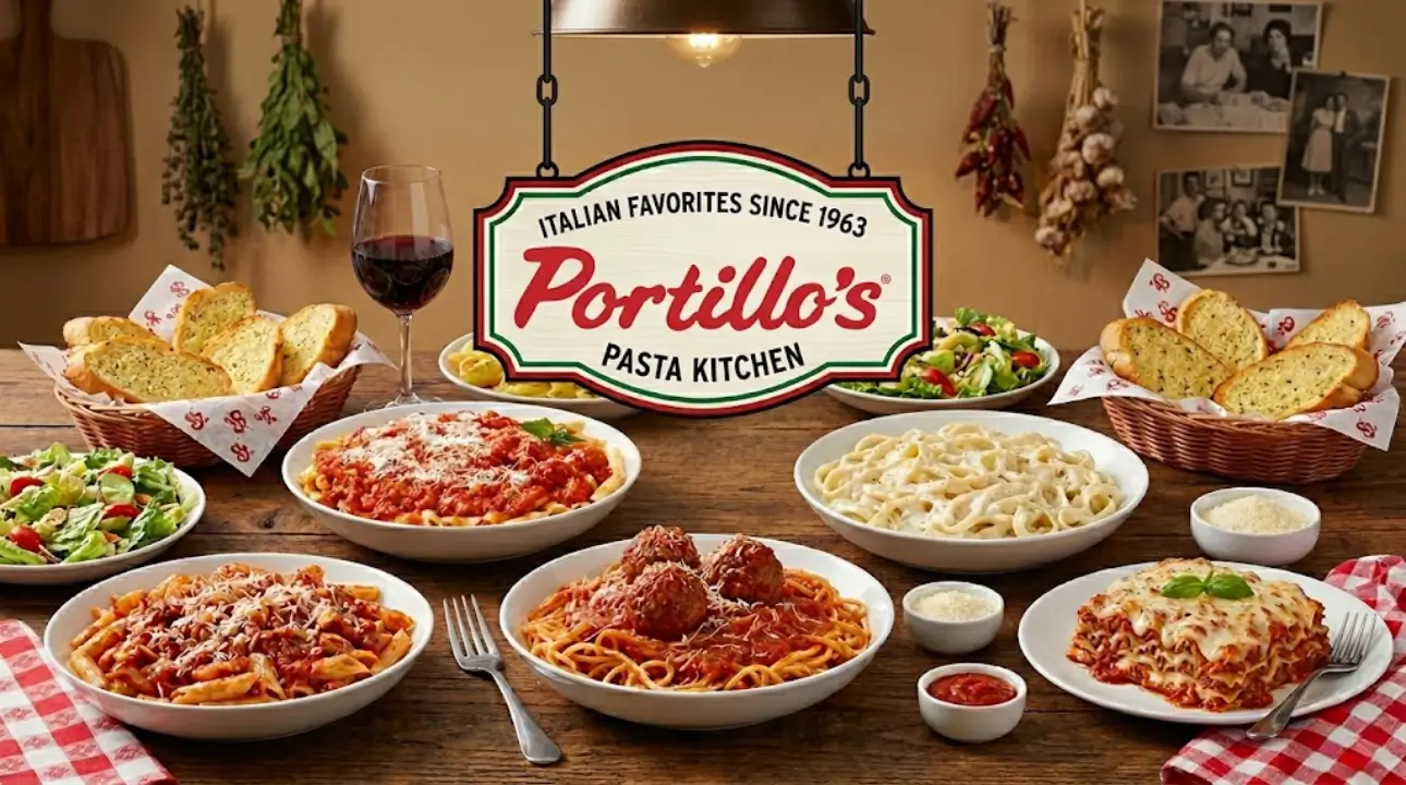 Portillo’s Barnelli’s Pasta Menu With price and Calories (2026)