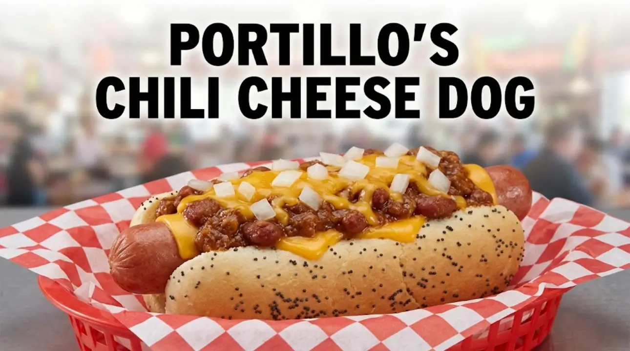Portillo's Chili Cheese Dog