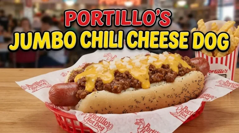 Portillo's Jumbo Chili Cheese Dog