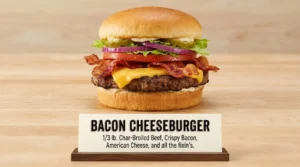 Portillo's Restaurant Menu Bacon Cheeseburger With Price