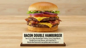 Portillo's Restaurant Menu Bacon Double Hamburger Price