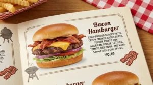 Portillo's Restaurant Menu Bacon Hamburger With Prices