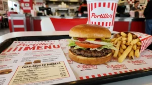 Portillo's Restaurant Menu Cheeseburger