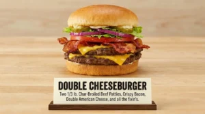 Portillo's Restaurant Menu Double Cheeseburger With Price