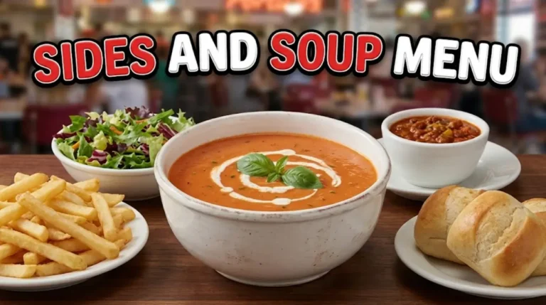 Sides and Soup Menu