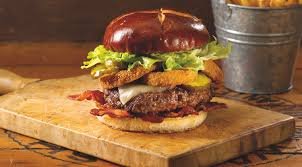Single Rodeo Burger Menu