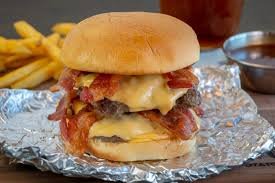Bacon Double Cheeseburger Menu 